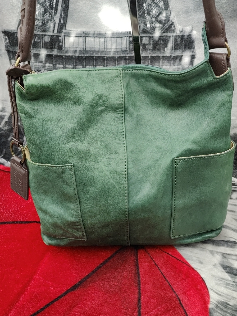 Ellington Green And Brown Hobo - Picture 2 of 13